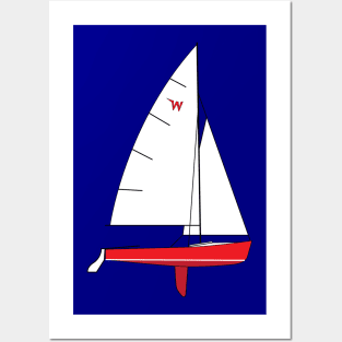 Wayfarer Dinghy Sailboat Posters and Art